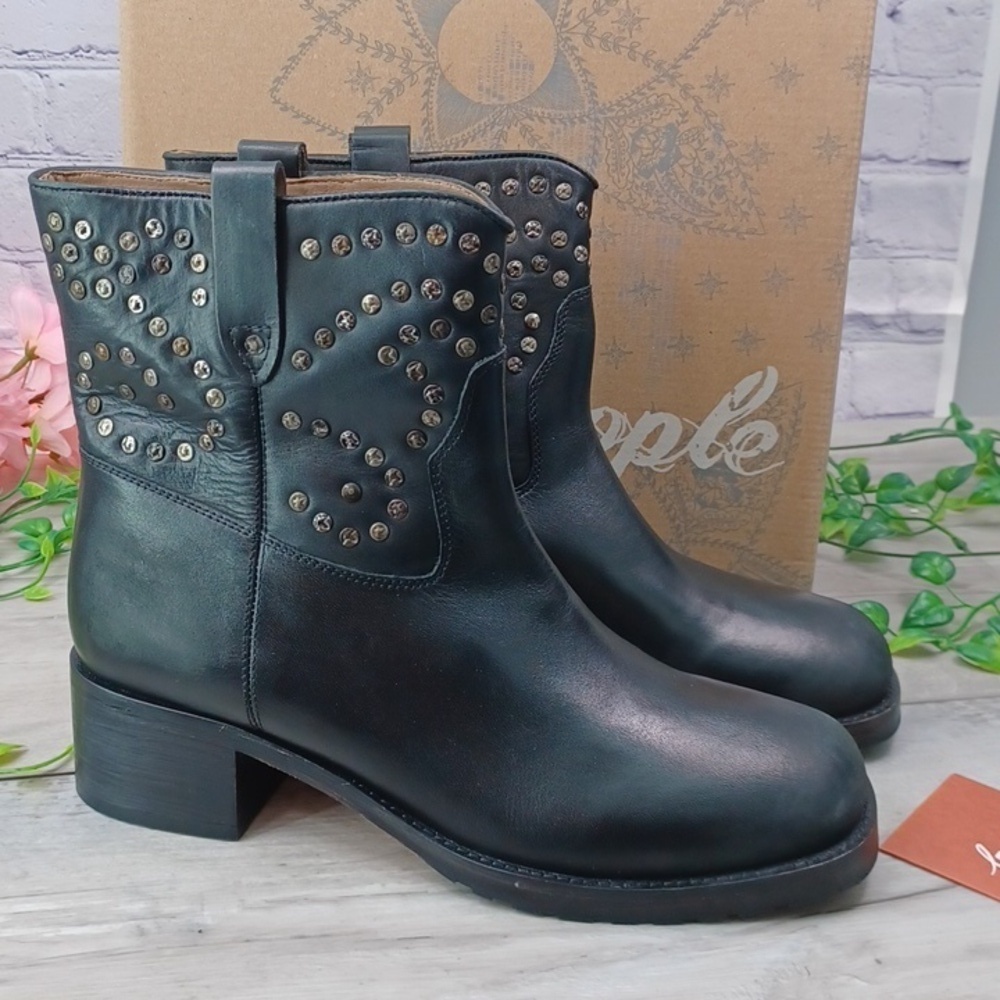 Free People Harmony Studded Ankle Boots NIB
